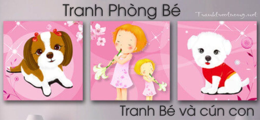 Tranh trang trí phòng em Bé