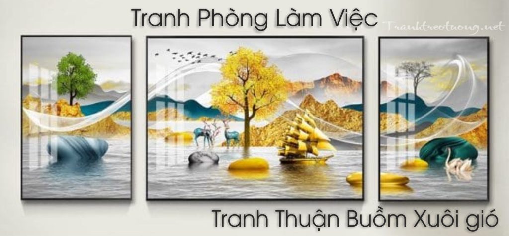 Tranh trang trí phòng làm việc